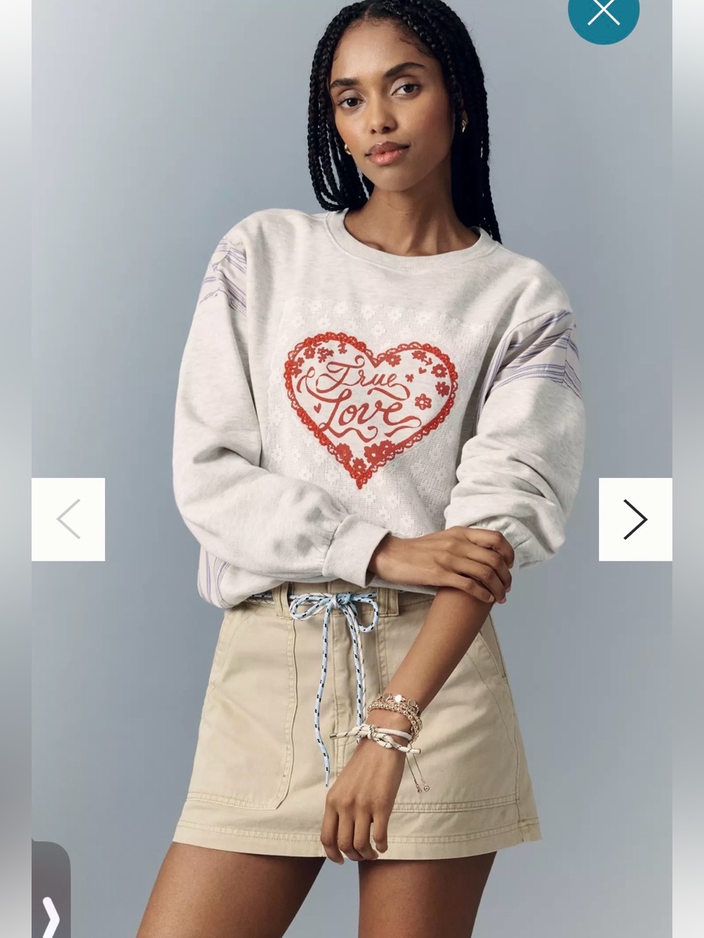 Maeve Be True Long Sleeve Crewneck. Size Medium NWT